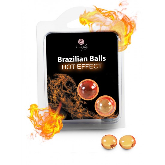 Conjunto de 6 bolas lubrificantes com efeito de aquecimento.Ao contacto com o calor do corpo a bola dissolve-se em pouco tempo, libertando o lubrificante, contribuindo, assim, para o jogo dos preliminares eróticos e conv