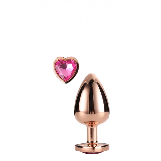 A coleção Gleaming Love apresenta este plug anal grande e brilhante com pedras preciosas. Feito de alumínio leve e liso, este brinquedo de prazer é fácil de deslizar e a base alargada garante uma sensação de segurança en