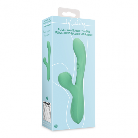 O Vibrador Loveline Rabbit possui 3 motores e 30 modos de vibração, é recarregável e à prova d'água. Possui função de sugador e movimento de língua para o estímulo do clítoris e vibração e ondas de pressão para o ponto G