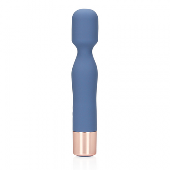 O Mini Vibrador Loveline Wand possui 10 modos de vibração, é recarregável e à prova d'água. Feito em silicone ultra macio e ABS é seguro para o corpo, este vibrador foi concebido para incontáveis horas de prazer para si