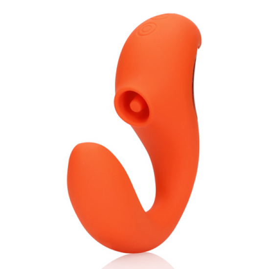 O Vibrador Loveline Rabbit possui 2 motores e 20 modos de vibração, é recarregável e à prova d'água. Possui função de sugador e movimento para o estímulo do clítoris e vibração para o ponto G. Feito em silicone ultra mac