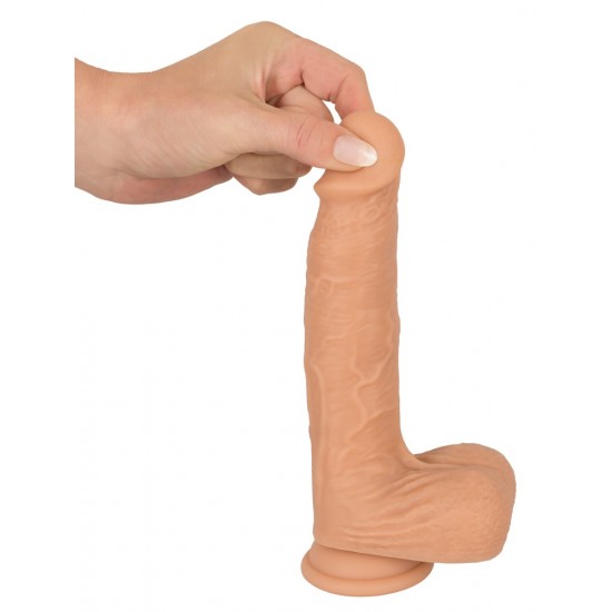 Um vibrador de impulso em forma de pênis realista com uma forte ventosa que adere a qualquer superfície lisa. A ventosa torna possível a diversão sem usar as mãos. Os 7 modos de vibração e 5 modos de impulso podem ser co