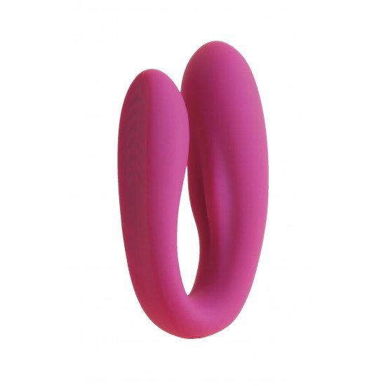 Couples Vibe é um vibrador de dupla estimulação com controle remoto especialmente projetado para penetrar na vagina e estimular o clitóris ao mesmo tempo que o ponto G. Ideal como brinquedo para casais, onde a penetração