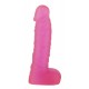 Adicione um pouco de cor ao seu prazer. Dong em material sua e sem cheiro, fácil de higienizar e com um aspecto realista. Tamanho: 15 cm Material: PVC Cor: Rosa