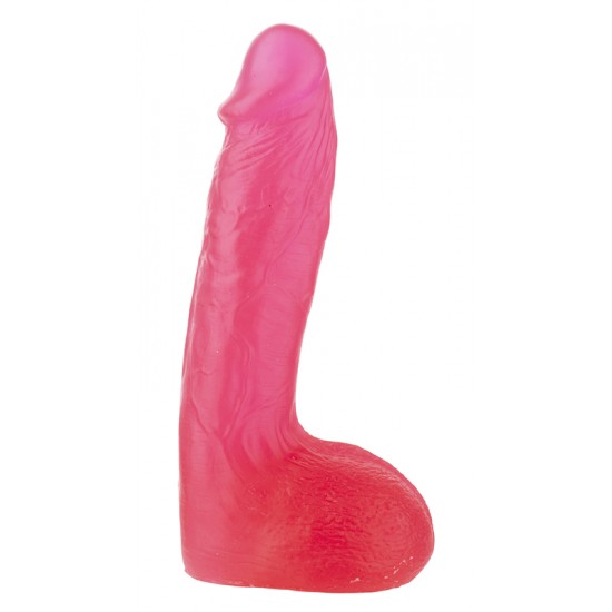 Adicione um pouco de cor ao seu prazer. Dong em material sua e sem cheiro, fácil de higienizar e com um aspecto realista. Tamanho: 15 cm Material: PVC Cor: Rosa