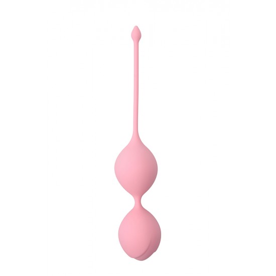 Caminha lado a lado com o prazer e a saúde!Bolas vaginais Kegel em formato de flor com 3.6cm de diâmetro e 90g em metal e revestidas por silicone. De toque aveludado e qualidade superior, estas bolas vaginais vão e