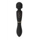 O estimulador wand Celine da coleção Elite da Dream Toys é uma varinha preta com detalhes elegantes em dourado, um cabo resistente, uma cabeça arredondada e um pescoço ligeiramente flexível. Equipado com 2 potentes motor