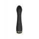 O vibrador de ponto G Juliette da coleção Elite da Dream Toys é um vibrador preto com detalhes elegantes em dourado e uma ponta flexível e dobrada que é perfeita para estimulação do ponto-G. O potente motor oferece-lhe 7