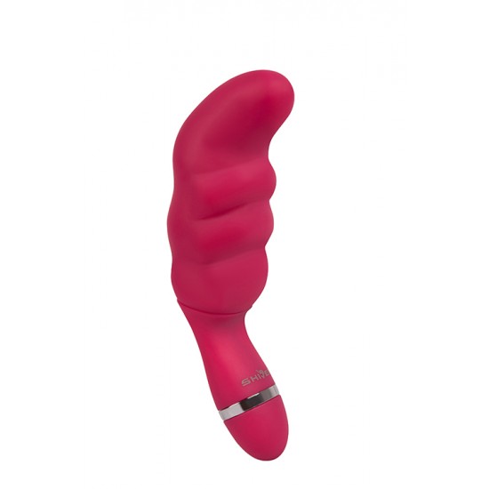 Navegue por ondas de prazer!Vibrador de forma irregular com poderoso motor que lhe oferece 10 diferentes e dinâmicos ritmos de vibração. Com ponta afunilada e curva para estimulação do ponto-G e corpo ondulado. Em silico