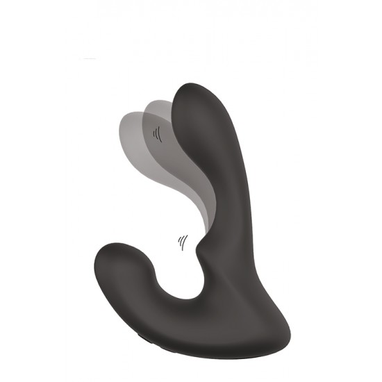 Vibrador anal com design para estimulação exacta do ponto-P, recarregável e em silicone de alta qualidade, seguro para o corpo. Com dois poderosos motores que lhe oferecem 9 diferentes padrões de vibração e oscilação por