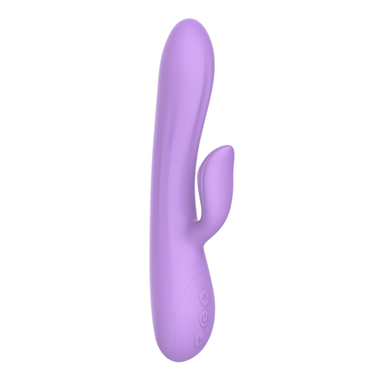 Este é o vibrador duo Purple Rain da gama Candy Shop. É flexível, o que torna o vibrador adequado para usuários que não gostam da sensação de um vibrador robusto, mas preferem um que se flexione e se mova junto com o cor