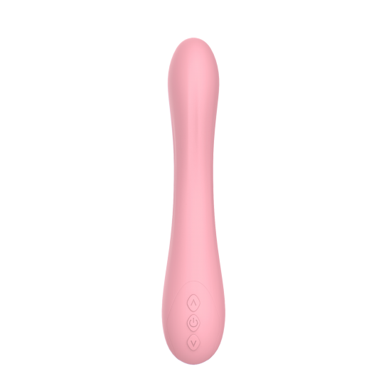 Este é o vibrador Peach Party da gama Candy Shop. É flexível, o que torna o vibrador adequado para usuários que não gostam da sensação de um vibrador robusto, mas preferem um que se flexione e se mova junto com o corpo.