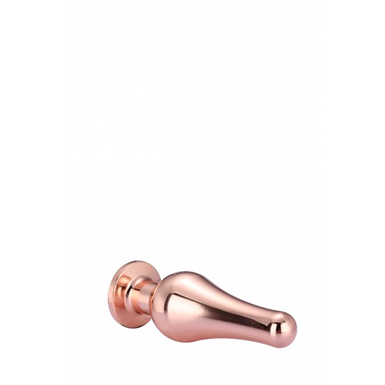 A coleção Gleaming Love apresenta este plug anal de formato cônico e brilhante com uma pedra preciosa na base. Feito de alumínio leve e liso, este brinquedo de prazer é fácil de deslizar e a largura crescente é garantida