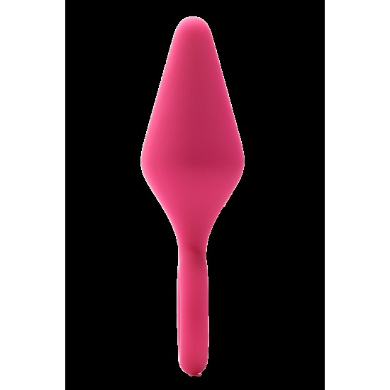 Este plug anal Flirts tem um anel na base para fácil manuseio. É feito de silicone rosa suave que é macio ao toque. É um plug de tamanho pequeno, por isso é adequado para iniciantes que desejam experimentar o prazer anal