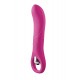 Este vibrador Flirts é feito de silicone rosa suave com um anel na base para facilitar o manuseio. A ponta é ligeiramente curvada para estimulação do ponto G. Com uma bala removível que oferece 10 ritmos de vibração. As