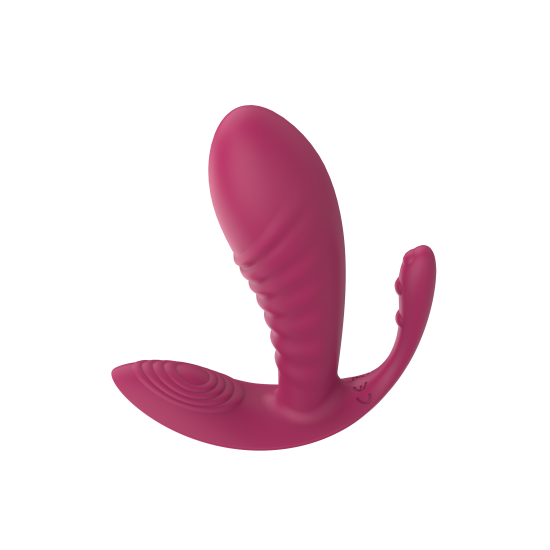 O Essentials Triple Pleasure Vibe é a porta de entrada para o triplo êxtase! Este vibrador triplo pode desencadear um mundo de prazer - um deleite triplo projetado para proporcionar uma satisfação incomparável.&nbsp