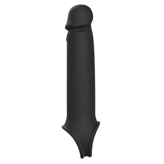 O extensor vibratório da Ramrod oferece comprimento extra e desempenho extra. Com um vibrador embutido na ponta este extensor combina tamanho com vibrações emocionantes. A operação é fácil com o controle remoto sem fio o