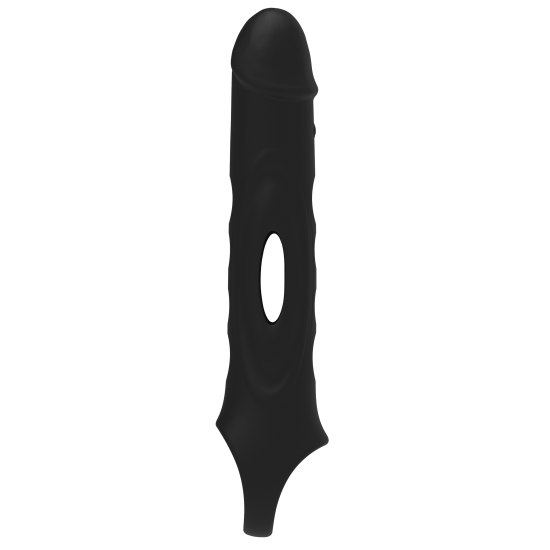 O extensor vibratório da Ramrod oferece comprimento extra e desempenho extra. Com um vibrador embutido na ponta este extensor combina tamanho com vibrações emocionantes. A operação é fácil com o controle remoto sem fio o