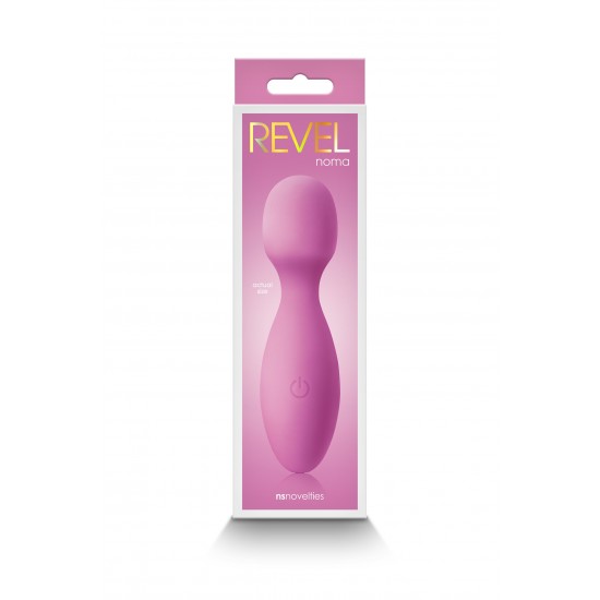 Noma by Revel oferece uma varinha discreta de tamanho divertido que cabe perfeitamente na palma da sua mão. Noma estimula com sensações suaves de sua cabeça contornada. Feito de silicone super macio, o Noma é i