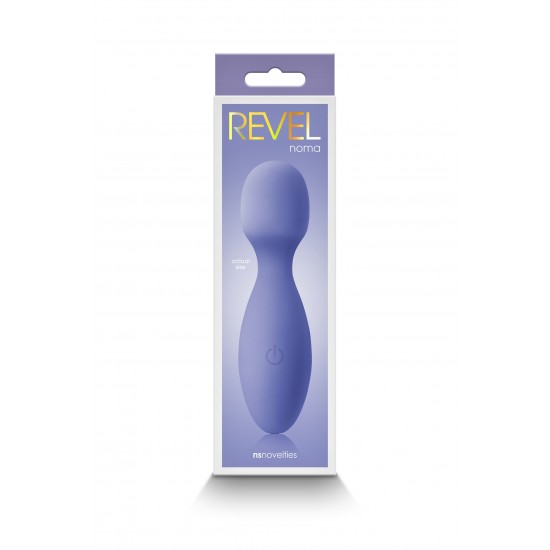 Noma by Revel oferece uma varinha discreta de tamanho divertido que cabe perfeitamente na palma da sua mão. Noma estimula com sensações suaves de sua cabeça contornada. Feito de silicone super macio, o Noma é i