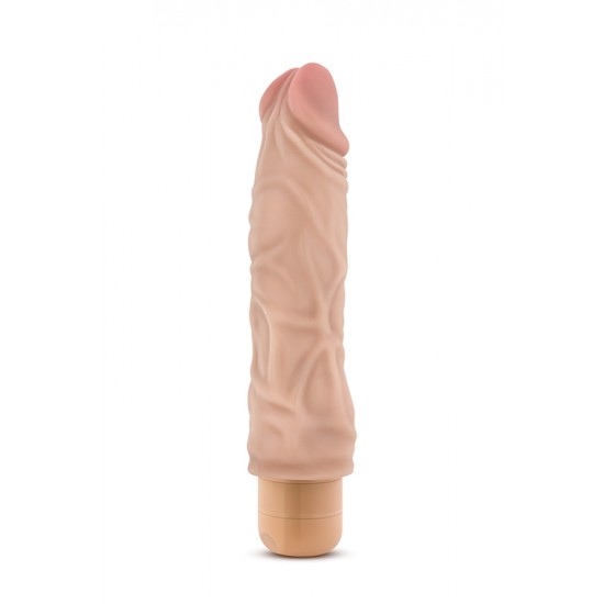 Seja um bom anfitrião e receba de braços abertos o Mr. Skin em sua casa!Vibrador realista com cabeça e corpo proeminente. Com botão rotativo na base para navegar entre as potentes e profundas vibrações multivelocidades