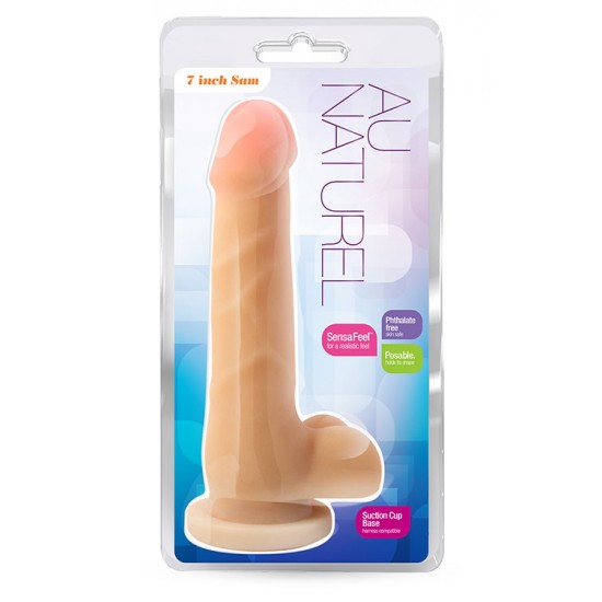 Dildo Realista Sensa Feel Para quem gosta ao natural!Dildo sensual com toque e aspecto surpreendentemente real. Com uma camada exterior suave e um eixo interno firme e flexível ao mesmo tempo, para se adaptar de forma pe