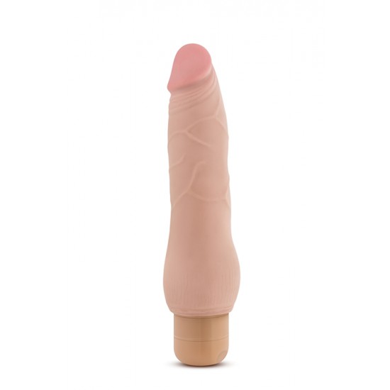 Para quem gosta bem ao natural!Vibrador sensual com toque e aspecto surpreendentemente real e multivelocidades. Com uma camada exterior suave e um eixo interno firme e flexível ao mesmo tempo, para se adaptar de forma pe