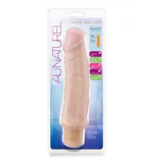 Para quem gosta bem ao natural!Vibrador sensual com toque e aspecto surpreendentemente real e multivelocidades. Com uma camada exterior suave e um eixo interno firme e flexível ao mesmo tempo, para se adaptar de forma pe