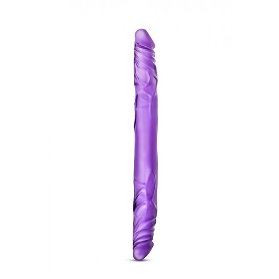 Prazer a dobrar extra longo?! Já é seu?!Dildo com uma cabeça pronunciada em cada uma das pontas, de toque e sensação realista para que possa desfrutar de uma experiência simplesmente inesquecível!Flexível o suficiente pa