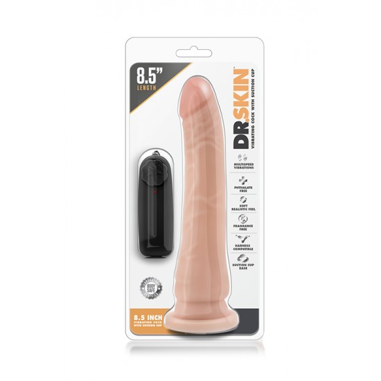 Seja um bom anfitrião e receba de braços abertos o Dr. Skin em sua casa!Vibrador realista com cabeça e corpo proeminente. Com forte base de succção para que possa desfrutar de excitantes aventuras "mãos-livres". Com toqu