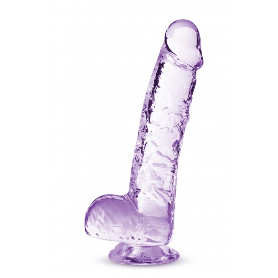 Para uma sensação real, o Dildo Cristalino Naturally Yours 6" visa agradar. É esculpido à mão para um efeito realista, com a quantidade certa de firmeza e flexibilidade. A base da ventosa gruda em quase qualquer superfíc