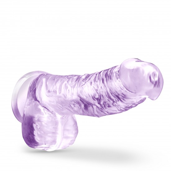 Para uma sensação real, o Dildo Cristalino Naturally Yours 6" visa agradar. É esculpido à mão para um efeito realista, com a quantidade certa de firmeza e flexibilidade. A base da ventosa gruda em quase qualquer superfíc