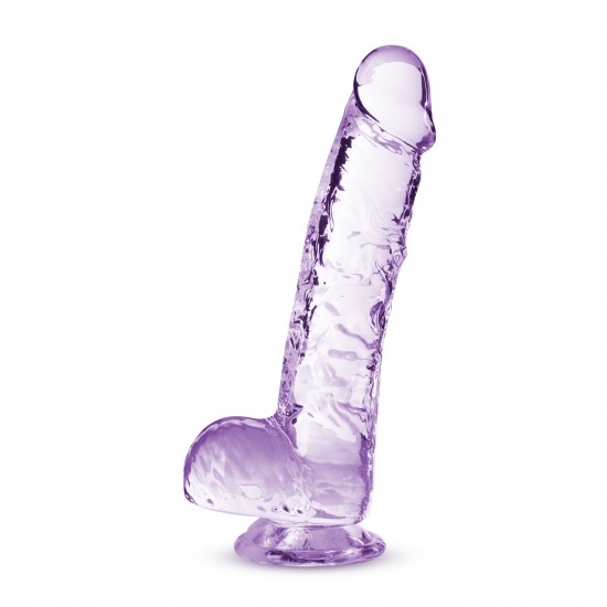 Para uma sensação real, o Dildo Cristalino Naturally Yours 6" visa agradar. É esculpido à mão para um efeito realista, com a quantidade certa de firmeza e flexibilidade. A base da ventosa gruda em quase qualquer superfíc