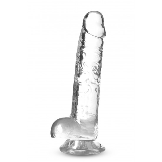 Para uma sensação real, o Dildo Cristalino Naturally Yours 7" visa agradar. É esculpido à mão para um efeito realista, com a quantidade certa de firmeza e flexibilidade. A base da ventosa gruda em quase qualquer superfíc