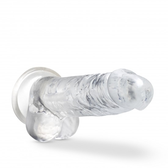 Para uma sensação real, o Dildo Cristalino Naturally Yours 7" visa agradar. É esculpido à mão para um efeito realista, com a quantidade certa de firmeza e flexibilidade. A base da ventosa gruda em quase qualquer superfíc