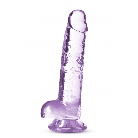 Para uma sensação real, o Dildo Cristalino Naturally Yours 7" visa agradar. É esculpido à mão para um efeito realista, com a quantidade certa de firmeza e flexibilidade. A base da ventosa gruda em quase qualquer superfíc