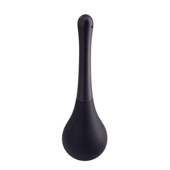 Duche anal Preto para uma limpeza fácil e eficaz do ânus. Aplicador com 3 buracos para uma limpeza mais completa.Duche de design médico e toque acetinado.Capacidade de água: 190ml.