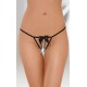 E como o preto nunca sai de moda... fique mais irresistível com a esta tanga de cor preta e aberta, com um laço de cetim e uma tira de pérolas brancas. Simplesmente divinal.
Material: 80% Polamida e 20% Elastano
Cor: Pre