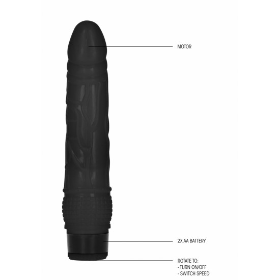 Um brinquedo erótico que não vai desapontar!!Vibrador multispeed de 20cm, com aparência realista (cabeça pormenorizada e veias) e corpo flexível, para que se adapte de forma perfeita a todas as suas curvas e possa desfru