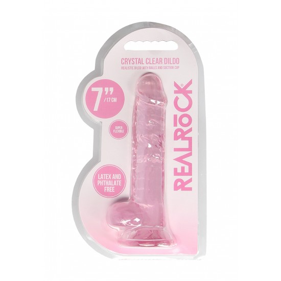 Este modelo REALROCK CRYSTAL CLEAR foi projetado com bolas realistas para uma experiência realística aprimorada. Todos vêm com uma ventosa resistente para que você possa colá-los em praticamente qualquer superfície lisa.