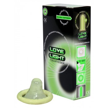 Love Light Glow Condom x12