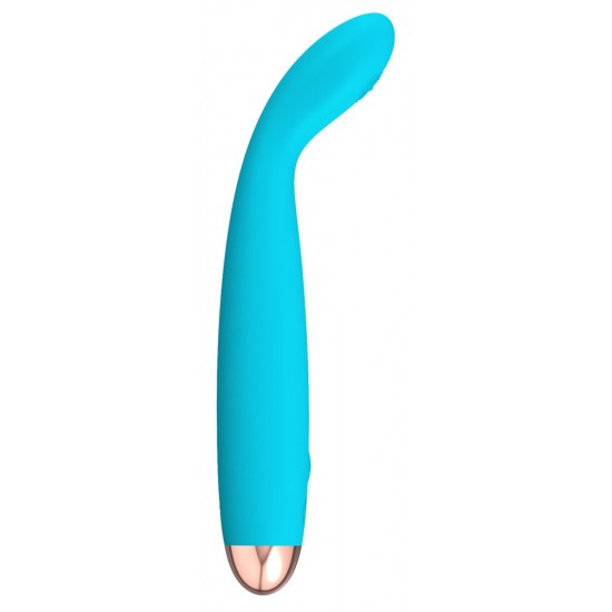 O pequeno vibrador azul para um prazer quente! Este vibrador é pequeno, mas poderoso e um dos Cuties de segunda geração. Tem uma superfície macia aveludada que desliza quase sozinha. Uma vez instalado, ele dá prazer ao