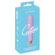 O pequeno vibrador para uma bolsa! Mini vibrador com textura excitante estimulante e textura aveludada de toque macio. O vibrador é da segunda geração Cuties. Com 7 modos de vibração diferentes. Pode ser recarregado com