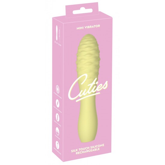 Bonito demais para ser verdade! Mini vibrador prático e compacto da 3ª geração de Cuties com vibração extremamente poderosa e profunda que pode ser facilmente controlada em 10 modos variados com o toque de um botão dire