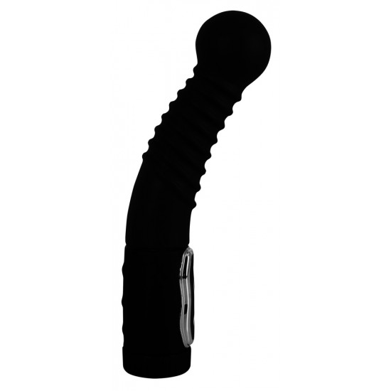 Stimulate HIS P-spot!Prostate rotator with a ball-shaped head and grooves on the shaft. With 5 rotation modes. Complete length 20 cm, max. Ø 4.1 cm. Material: silicone with a polyurethane cover, ABS, phthalate-free acco