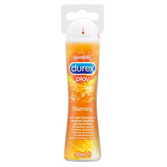 Durex Play Aquecimento lubrificante cria uma sensação de aquecimento que irá aumentar imediatamente sensibilidade. Sopre suavemente para reforçar a acção de aquecimento. É doce , solúvel em água, compativel com preservat