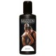 Rich premium massage oil with a unique jasmine scent. With jojoba oil. Water-soluble. Long-lasting gliding properties. 100 ml bottle.