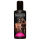 Rich premium massage oil with jojoba oil and long-lasting gliding properties. With a pure oriental scent, that may let your inhibition level sink. 100 ml bottle.