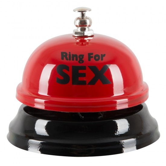 Campainha vermelha "Ring for Sex" para chamar o seu parceiro sempre que lhe apetecer.Já não necessita de nenhum outro instrumento para persuadir o seu parceiro. Toque uma vez para avisar, 2 vezes se estiver com pressa e