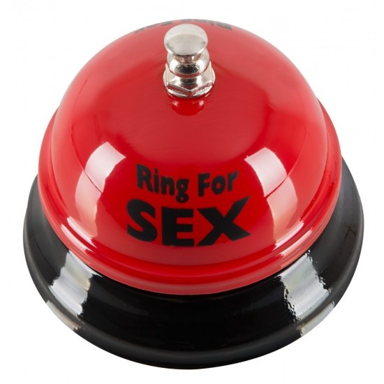 Campainha vermelha "Ring for Sex" para chamar o seu parceiro sempre que lhe apetecer.Já não necessita de nenhum outro instrumento para persuadir o seu parceiro. Toque uma vez para avisar, 2 vezes se estiver com pressa e